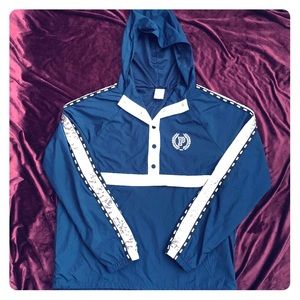 VS Pink hooded windbreaker